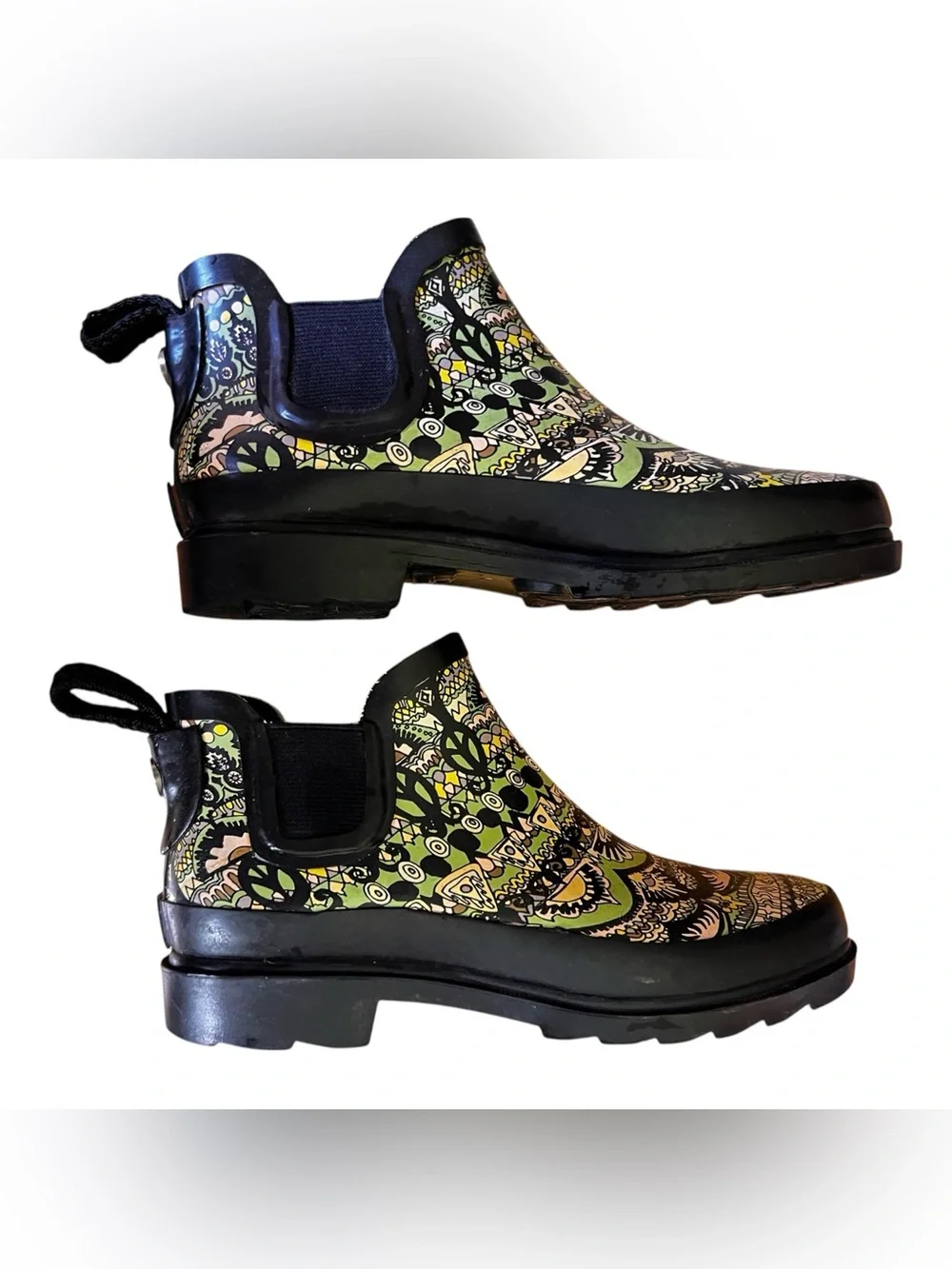 Sak Roots Women’s Rhythm Waterproof Ankle Rain Boots Size 7